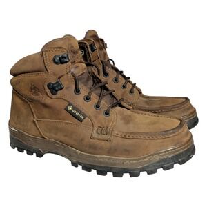 Rocky Outback Boots Mens Size 8.5W Gore-Tex Moc Toe Utility Tactical Outdoor